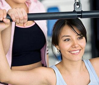 Girls at the gym